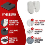 Orthopedic Seat Cushion for Hip & Tailbone Pain Relief