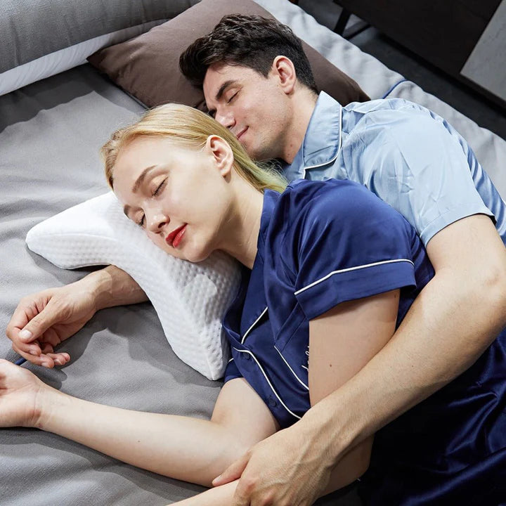 C-Shaped Pillow for Couples and Side Sleepers